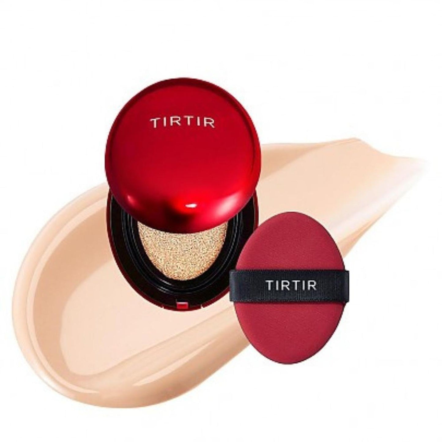 Tirtir Red Cushion 23N Sand + TOCOBO Bálsamo Labial 011 Flush cherry