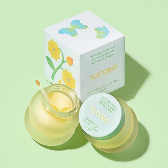 TOCOBO Lemon Sugar Scrub Lip Mask 20ml (Labios Exfoliante de Azúcar de Limón) - TOCOBO - NADAUN - 8809835060393