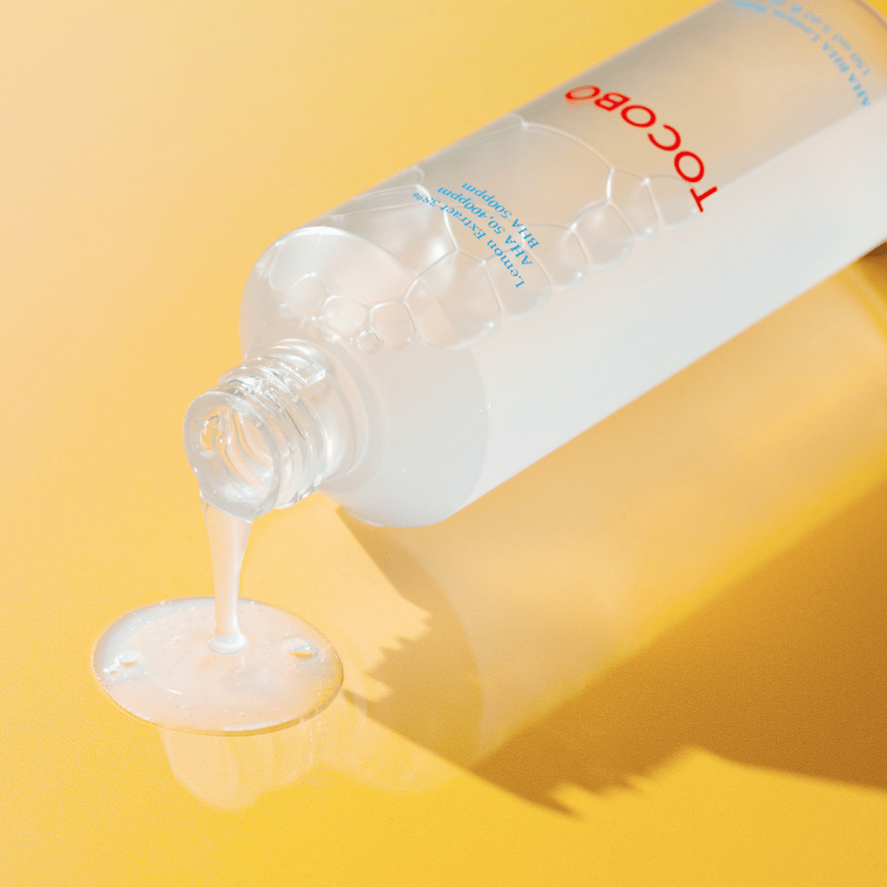 AHA BHA Lemon Toner 150ml (Tónico Exfoliante De Limon) - TOCOBO - NADAUN - 8809835060003