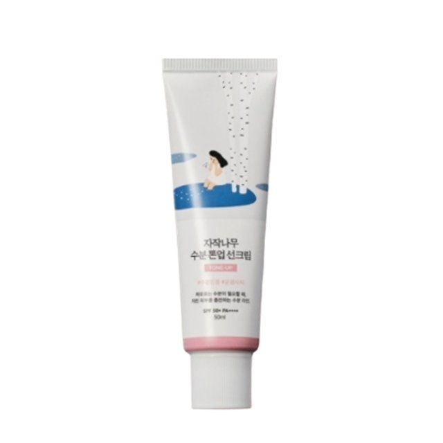 Birch juice Moisturizing Tone-Up Sunscreen 50ml (Protector solar Tone-Up) - Round Lab - NADAUN - 8809864769977