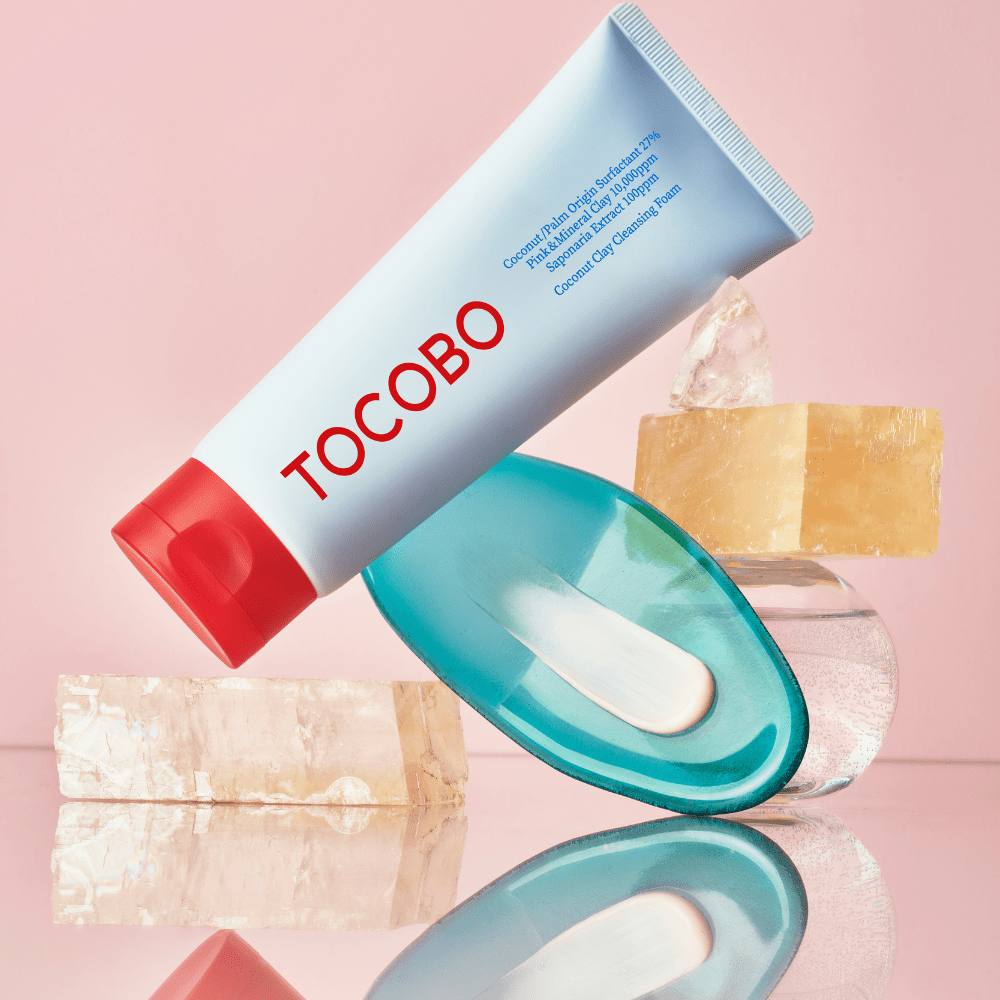 Coconut Clay Cleansing Foam 150 ml (Espuma Limpiadora De Arcilla De Coco) - TOCOBO - NADAUN - 8809835060034