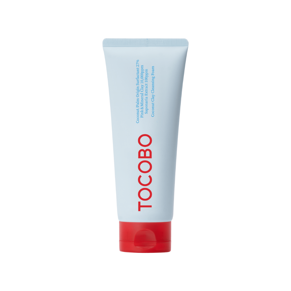 Coconut Clay Cleansing Foam 150 ml (Espuma Limpiadora De Arcilla De Coco) - TOCOBO - NADAUN - 8809835060034