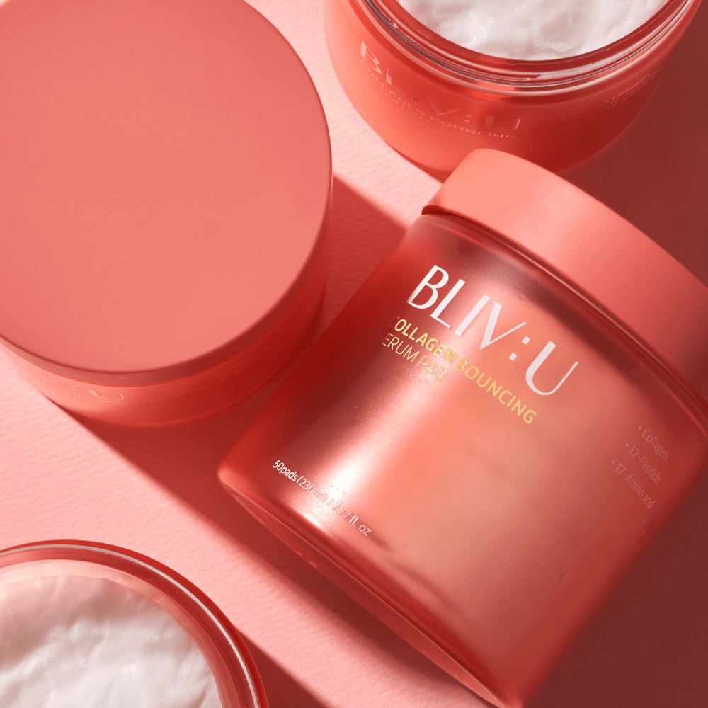 COLLAGEN BOUNCING SERUM PAD 230ml(50 unidados) - BLIVU - NADAUN - 8809743544565