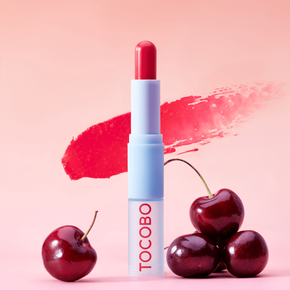 Glass Tinted Lip Balm 011 Flush Cherry 3.5 g - TOCOBO - NADAUN - 8809835060072
