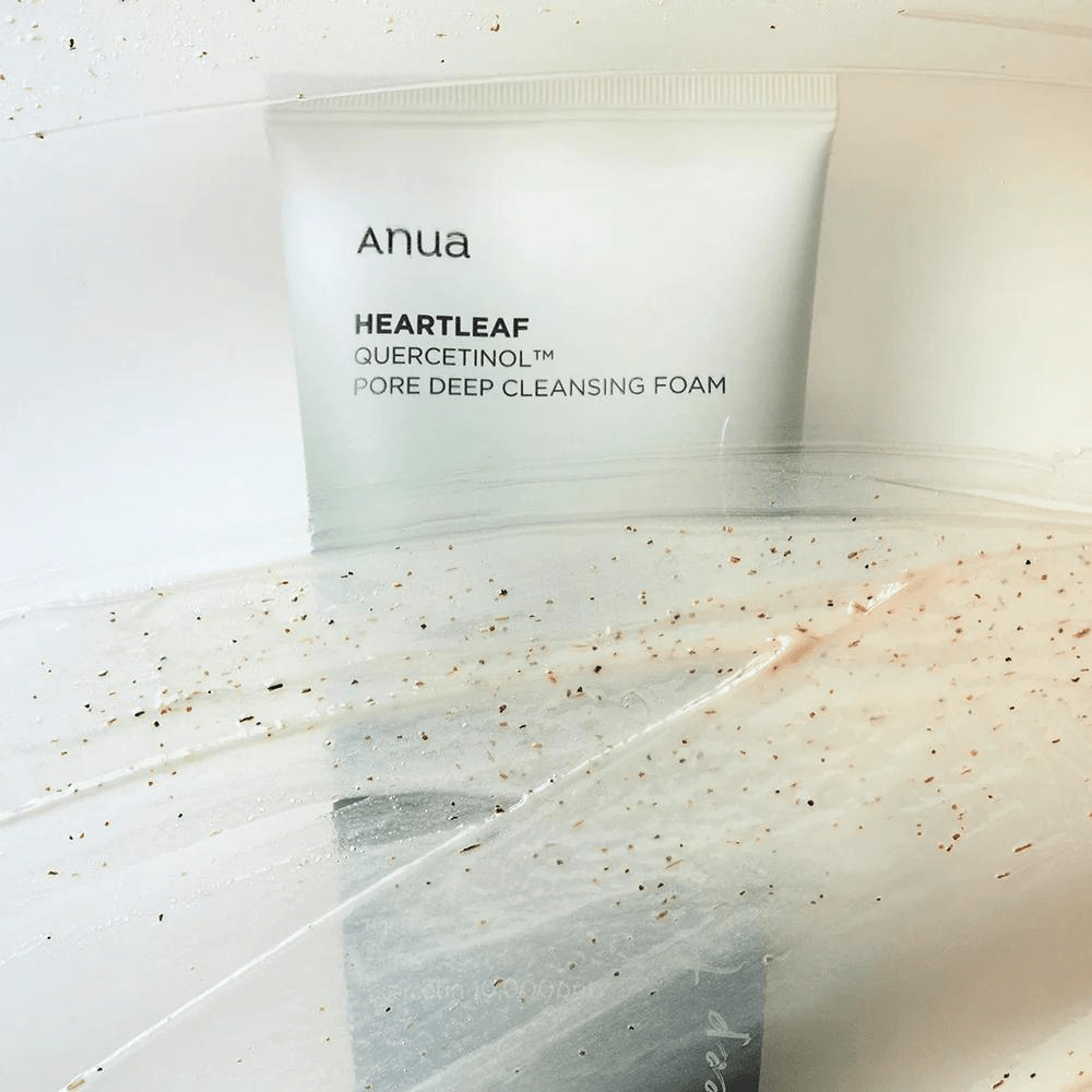HEARTLEAF QUERCETINOL PORE DEEP CLEANSING FOAM 150ml (ESPUMA DE LIMPIEZA PROFUNDA PARA POROS) - ANUA - NADAUN - 8809640734427