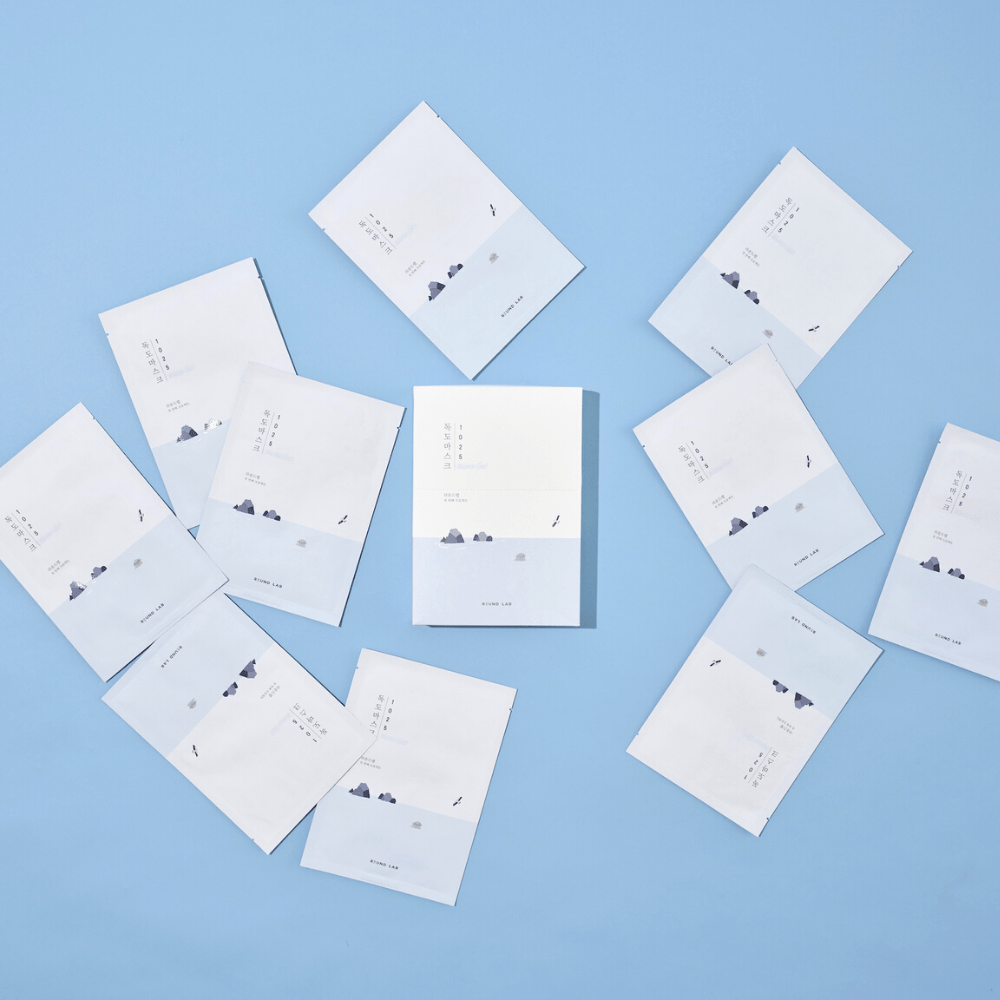 KIT DOKDO Hidratación (Limpiador + Tónico + Serum + Mascarillas 10 piezas) - Round Lab - NADAUN -
