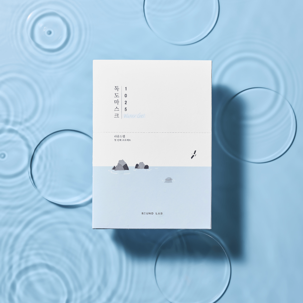 KIT DOKDO WATERGEL MASK 9+1 piezas (Mascarillas de Dokdo) - Round Lab - NADAUN - 8809743540710