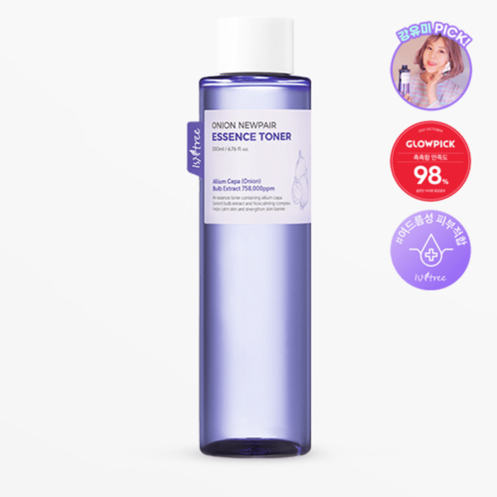 ONION NEWPAIR ESSENCE TONER 200 ml (Tónico de esencia de Onion) - Isntree - NADAUN - 8809783322642