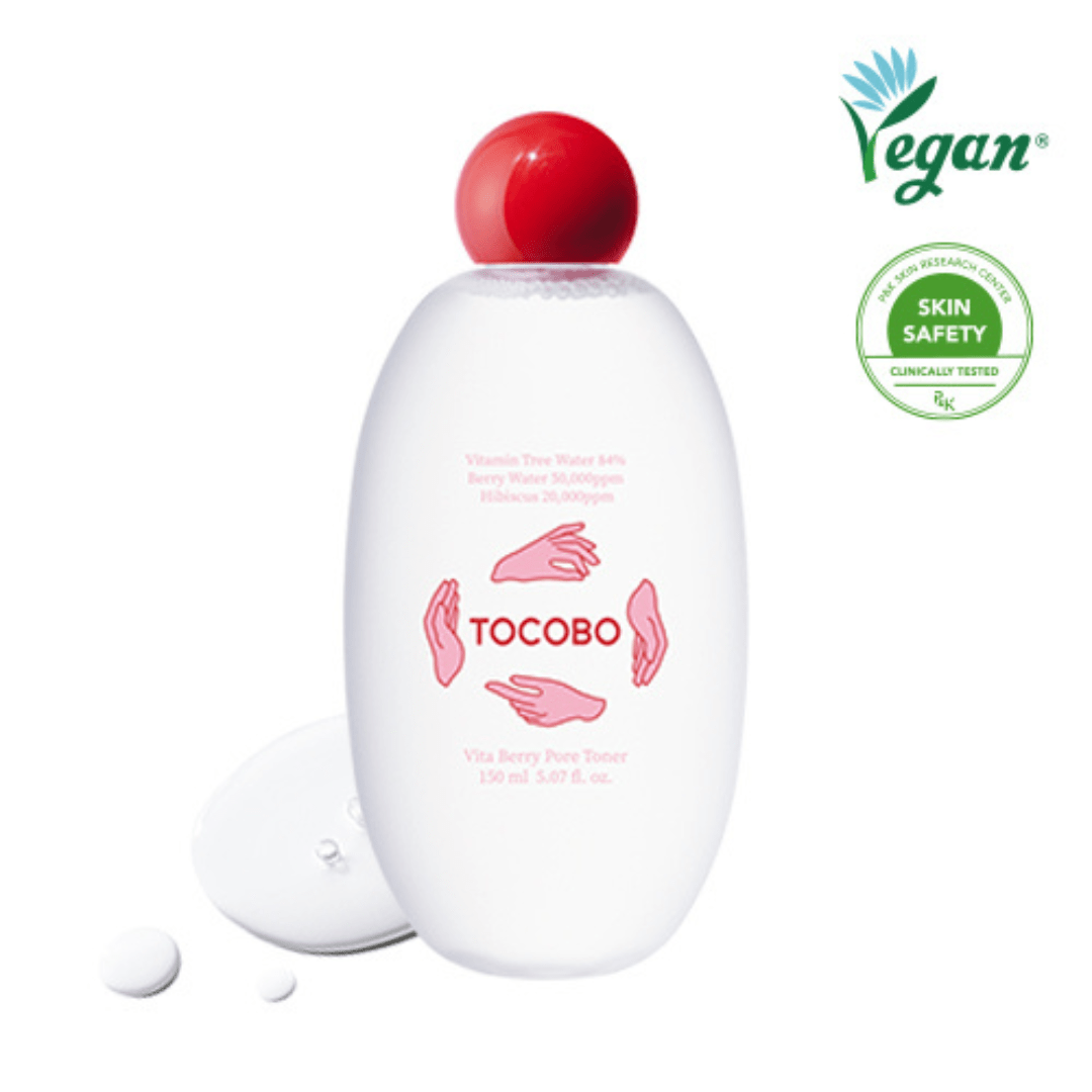 Vita Berry Pore Toner 150ml (Tónico para poros Vita Berry) - TOCOBO - NADAUN - 8809835060065