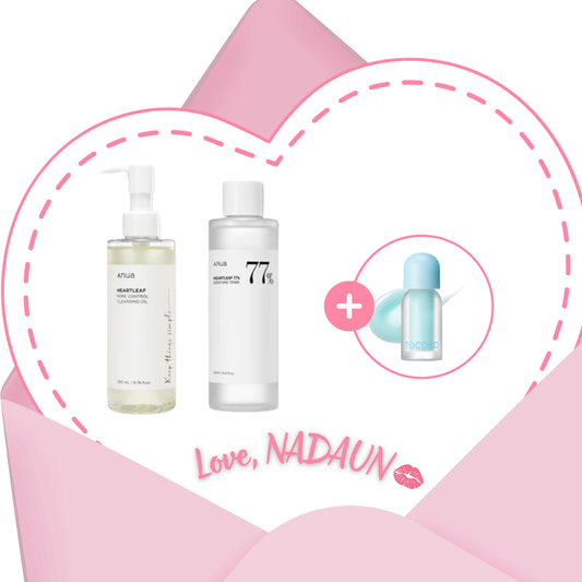 [KIT BEST de limpieza facial] Anua: Aceite Limpiador & Tónico Calmante