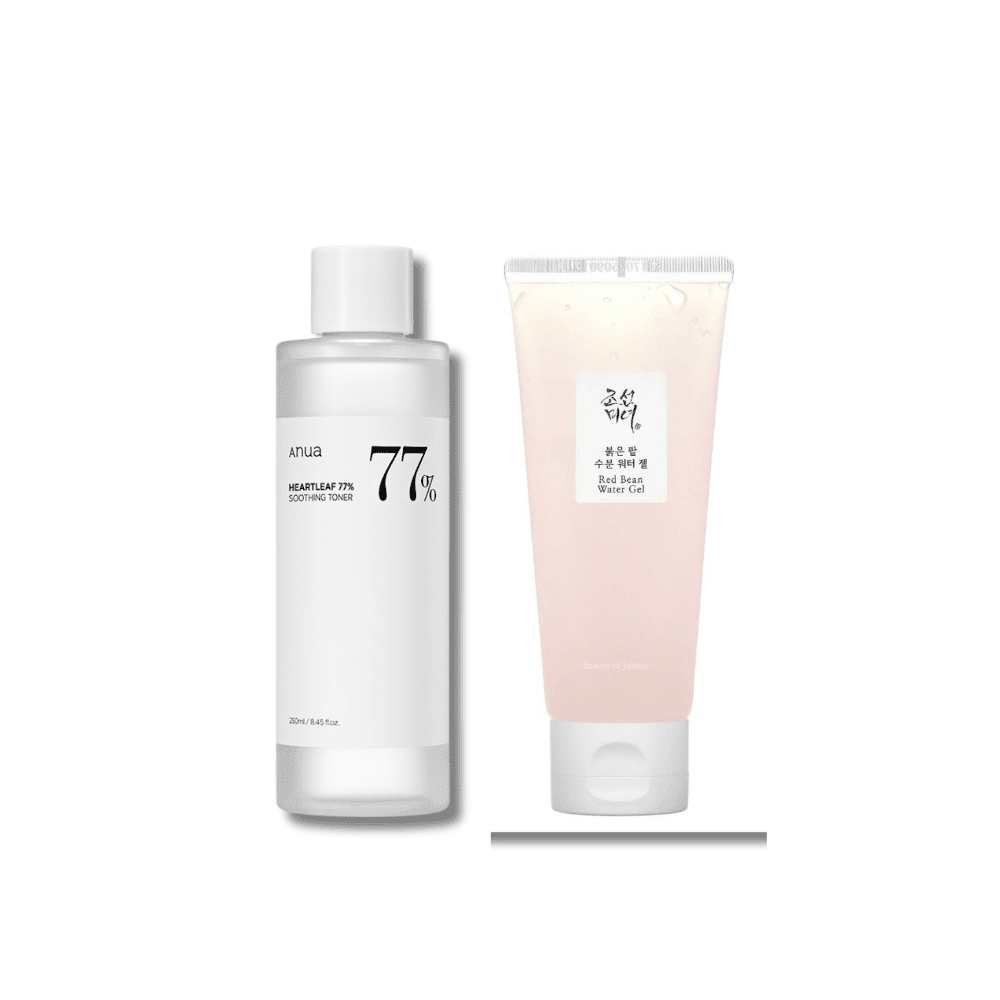 [Basic Kit] Heartleaf Toner + Red Bean Water Gel Cream - NADAUN - NADAUN - 