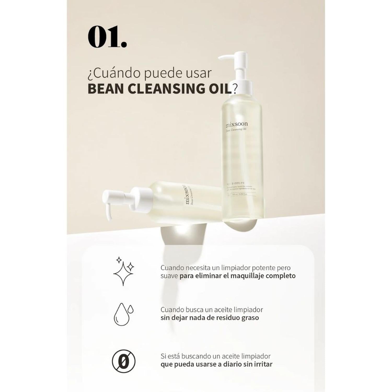 Bean Cleansing Oil 195 ml - Mixsoon - NADAUN - 8809732911873