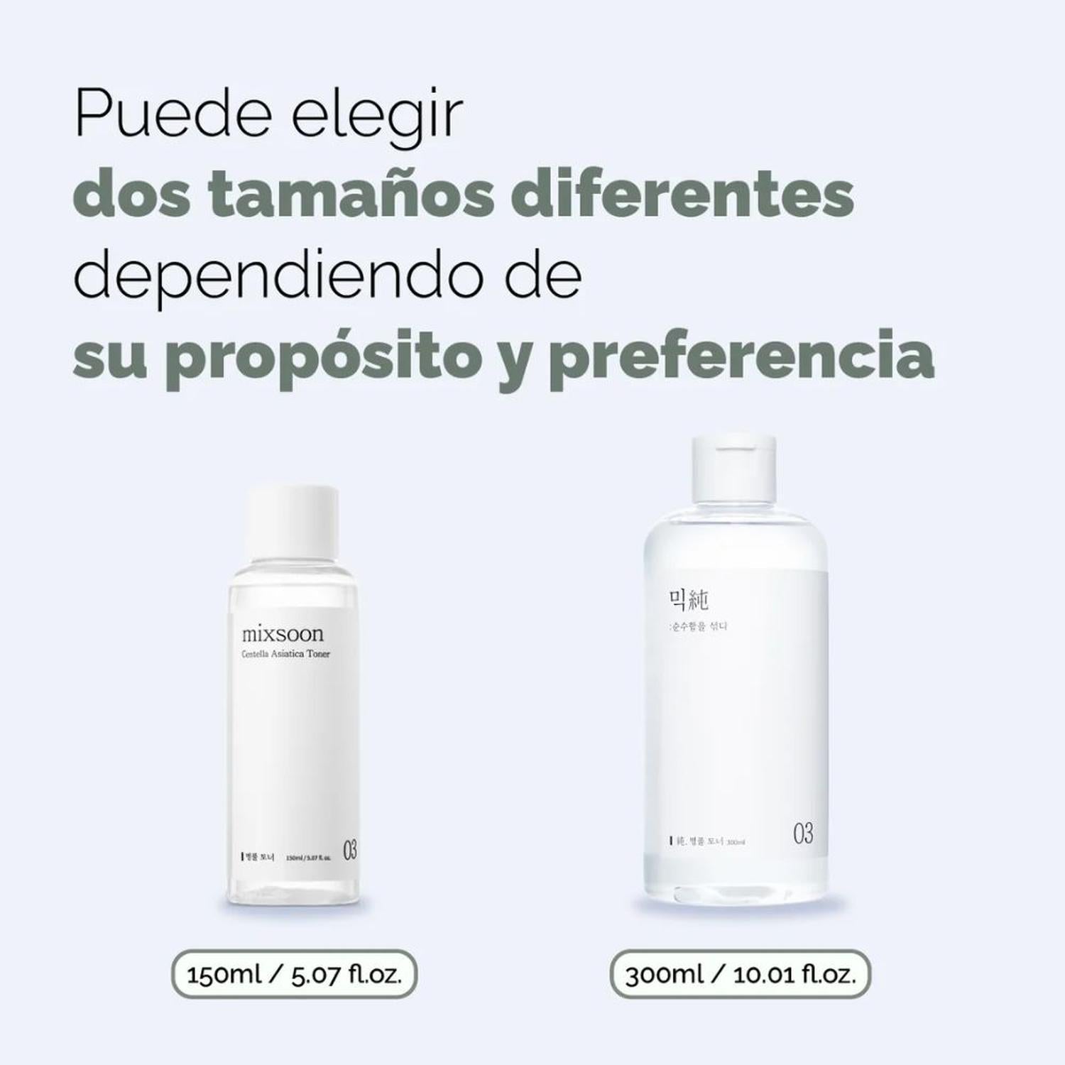 Centella Asiatica Toner 300 ml - Mixsoon - NADAUN - 8809732910111