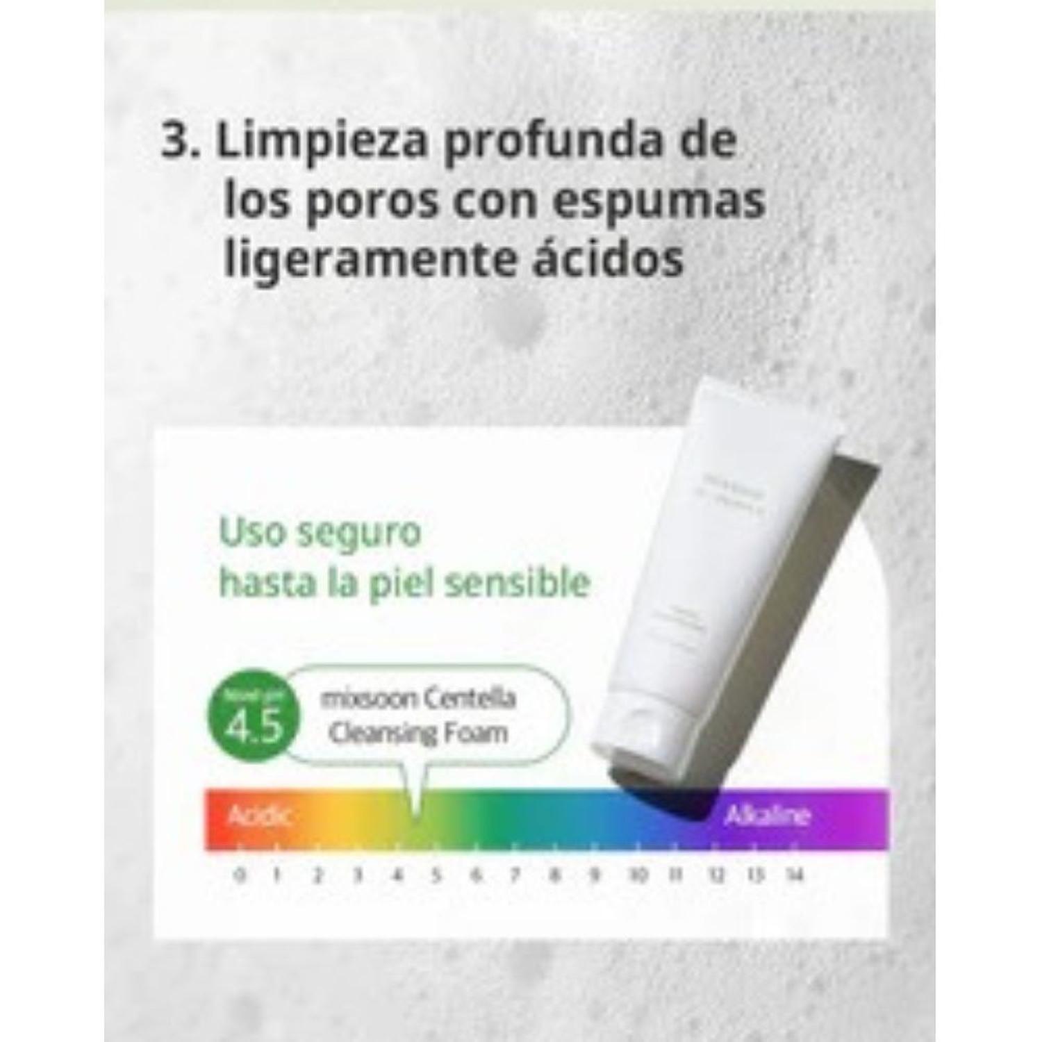 Centella Cleansing Foam 150 ml - Mixsoon - NADAUN - 8809732912214