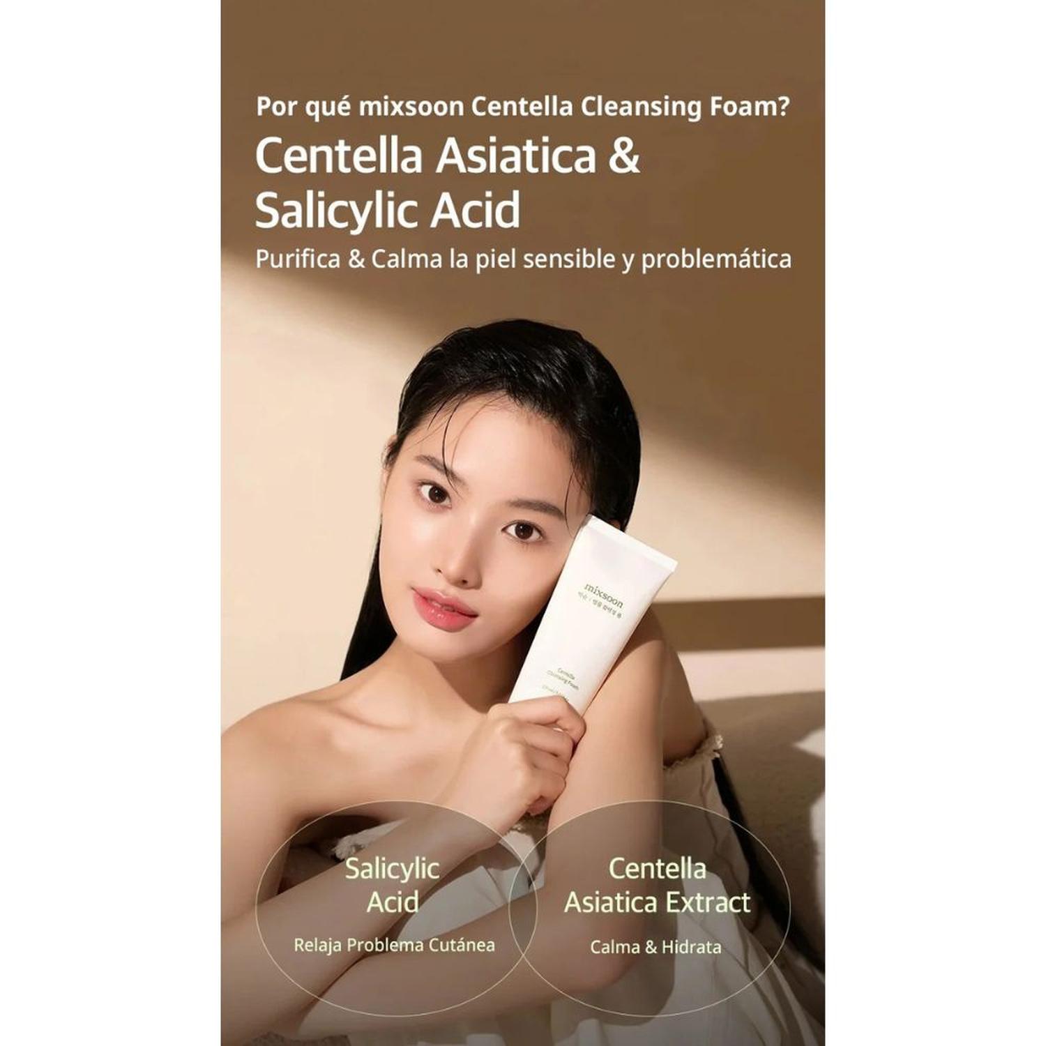 Centella Cleansing Foam 150 ml - Mixsoon - NADAUN - 8809732912214