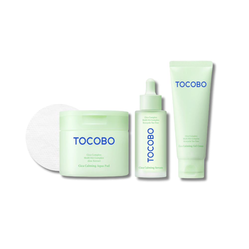 [Cica Calming Trio] TOCOBO Cica Toner + Serum + Cream - NADAUN - NADAUN - 