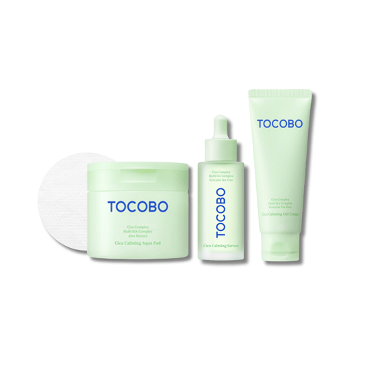 [Cica Calming Trio] TOCOBO Cica Toner + Serum + Cream - NADAUN - NADAUN - 