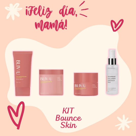 Kit Bounce Skin_BLIVU Collagen PAD, Cream, Sunscreen, Mist - NADAUN - NADAUN -