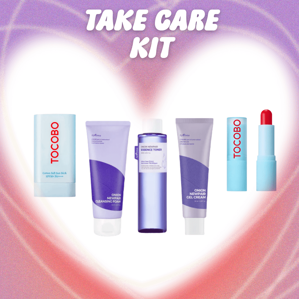 [Kit Take Care] Onion Skin Care Kit + Tocobo Soft Sun Stick + Glass Tinted Lip Balm - NADAUN - NADAUN - 