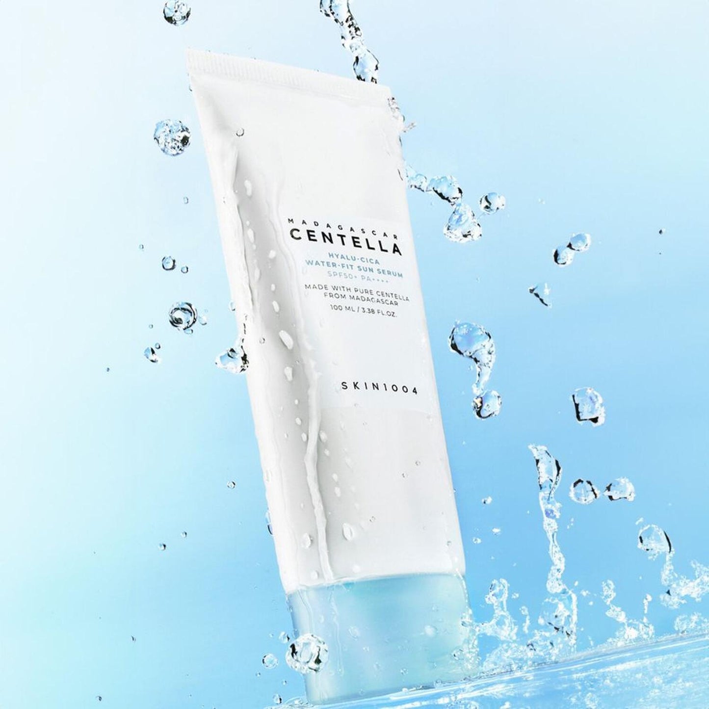 Madagascar Centella Hyalu - Cica Water - Fit Sun Serum 100 ml - SKIN1004 - NADAUN - 8809913830603