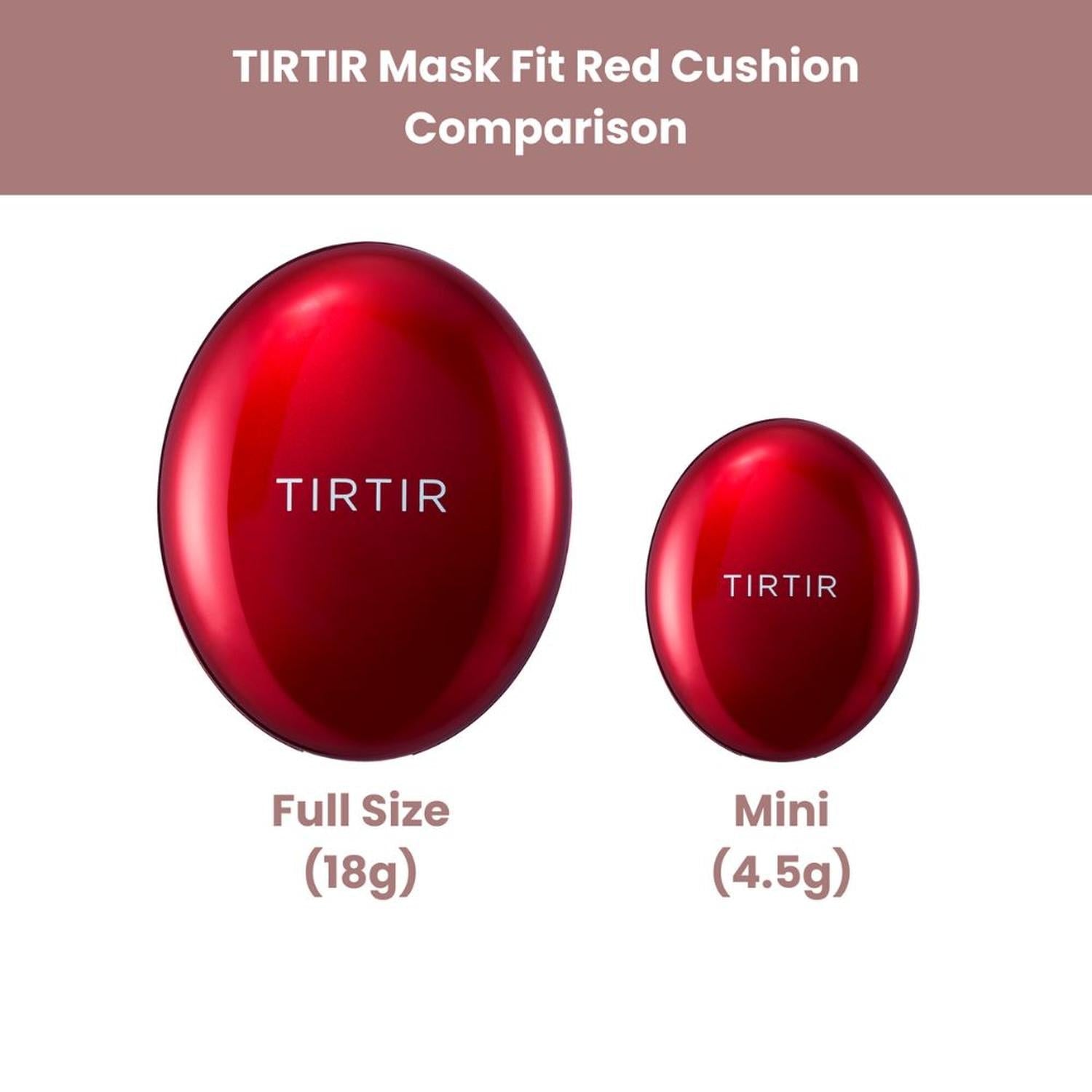 MINI MASK FIT RED CUSHION 21N IVORY 4.5g - TIRTIR - NADAUN - 8809679697496