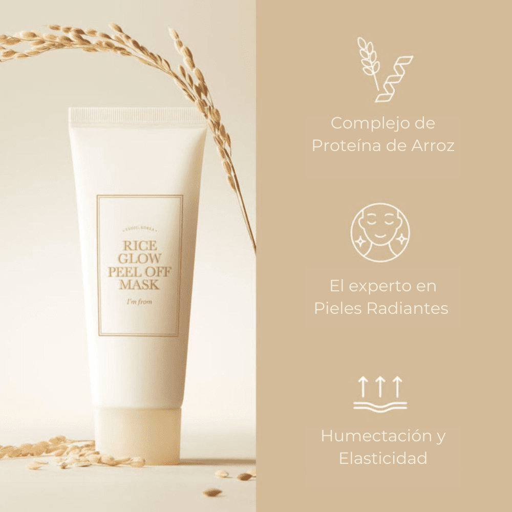 Rice Glow Peel Off Mask 70g - I'm from - NADAUN - 8809525932788