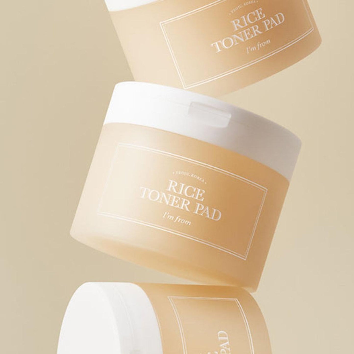Rice Toner Pad 140ml - I'm from - NADAUN - 8809525934263
