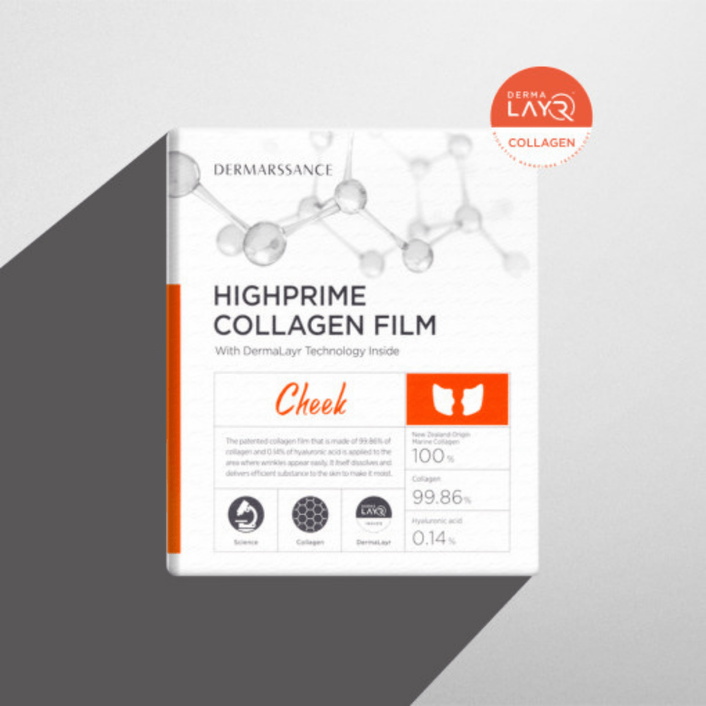 HighPrime Collagen Flim CHEEK 5 unidades(Mascarilla de colágeno-para el rostro) - DERMARSSANCE - NADAUN - 8809630091660