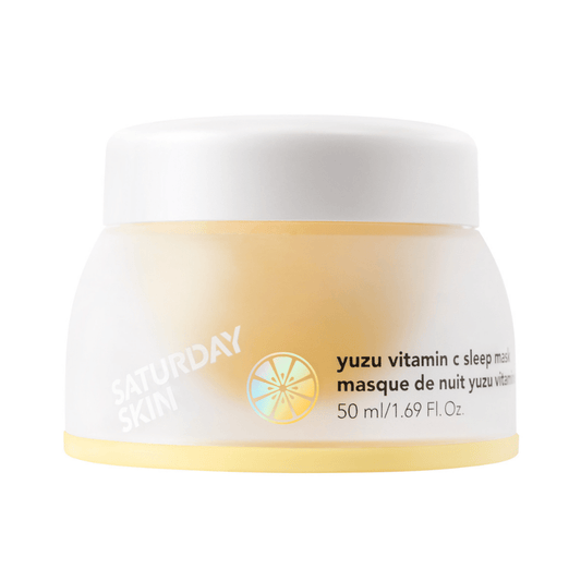 Yuzu vitamin c sleep mask 50ml (Mascarilla de noche con Vitamina C de Yuzu) - SATURDAY SKIN - NADAUN - 8809314951938